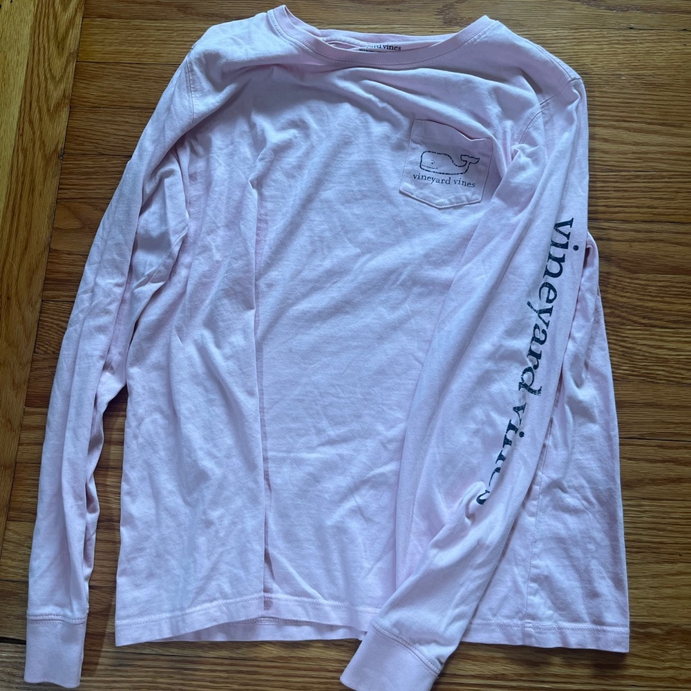 Vineyard Vines Pink Long Sleeve Shirt